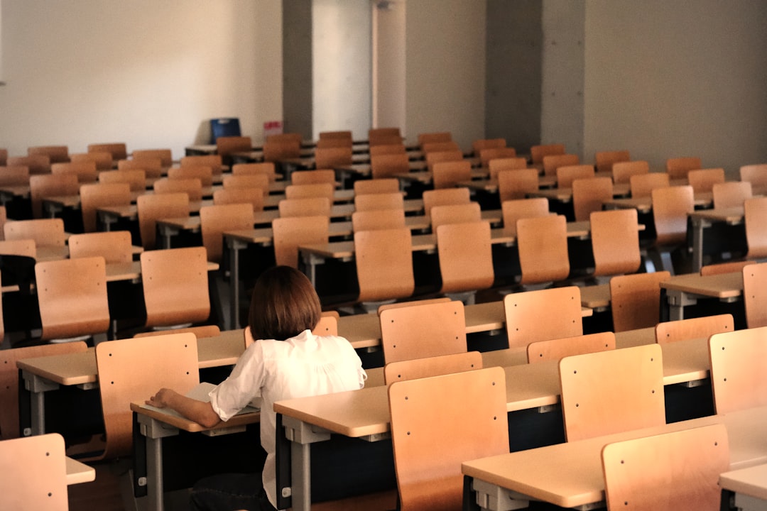 Japanese students in school uniforms